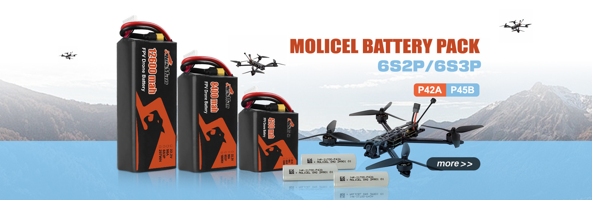calidad Baterías para drones FPV fábrica